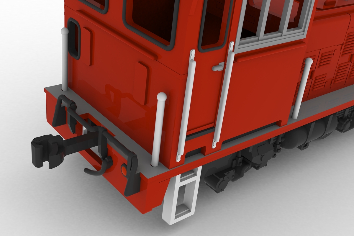 punkt様　L size 2個セット 小型機関車（L型オレンジ＋凸型グリーン）【11月発売